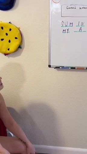 A Spicy Game Night with a Naughty Word Guessing Strip