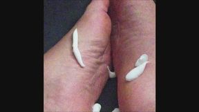 Foot Worship with Lotion