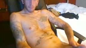 Handsome Chap On Cam Jerking And Showering