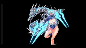 Frenzie V-Tuber Anime Lesbians Engage Big Boobed Sex Fantasies Together
