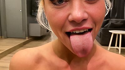 Skinny Ukrainian ballerina Lara Frost can't take Leo Casanova's Big Cock Up Her Ass