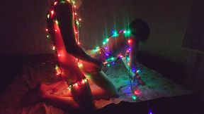 New Year&#039;s porn garland with JezyVal and Bully