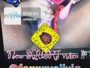 New SQUIRT video! HD on my only fans