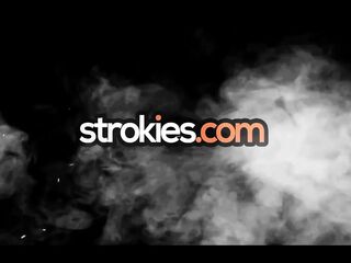 Strokies Candice Dare Bed Tugjob