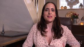 Auntjudys - Your Busty MILF Boss Lorelei Sucks Your Cock at the Office (pov)