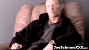 JoeSchmoeXXX.com - American amateur strips and jerks off his cock