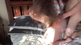 ROMANTIC MORNING SEX IN THE SUN