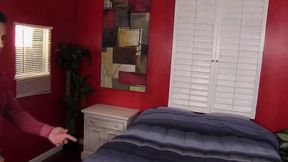 Hot blonde gets ass massage and pussy fucked