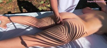 Hot Blonde Cheating on Her Husband with the Masseuse!