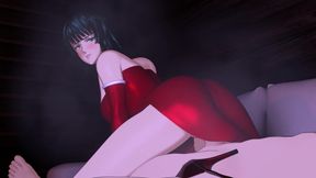 LP's Christmas animation - Day 5 - Fubuki from One Punch Man