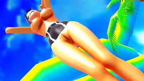 Busty Keijo Fighters Clash in Wet Wild Hentai Battle Royale