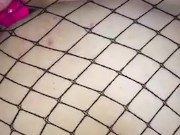 Wife's Ass getting ready with pink dildo