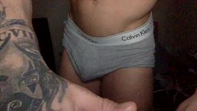 Bentley Poses in His Calvins