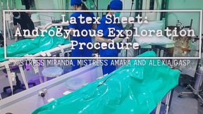Latex Sheet Androgynous Exploration Procedure
