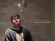 PUBLIC CR MASTURBATION | Jakol sa CR ng Restaurant, dami kong tamod haha