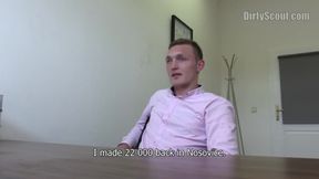 DIRTY SCOUT 156 - Good Looking Stud Gives Up His Virgin Asshole For Money