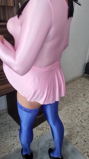 My New Gym Dress, You Like This Cute Gurl with Clitoris Under the Panty