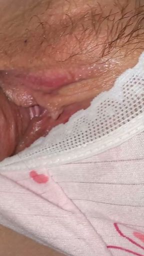Charming virgin is wearing bunny doll panties and have idea to twist it  on man's chick who unloved her   Clip 2