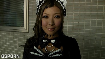 Jav hot story with a sexy maid doll who need hot sex by japanese cock