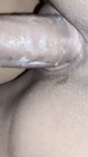 NAUGHTY SITTING ON THE FUR UNTIL GETTING MILK FROM THE BIG COCK