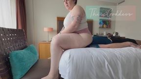 Full Weight Face & Chest Sitting with Cruel Buttdrops
