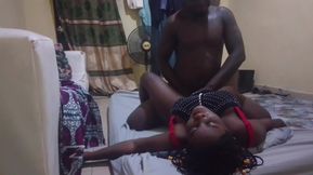 My work colleague visited me, I served her sex