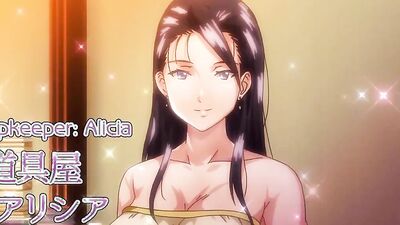 Watch this stunning babe get naughty in a cartoon hentai sex movie