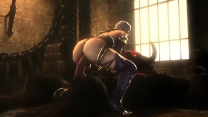 Soulcalibur Ivy x Minotaur Hardcore Fucking Big Dick Animation 2019