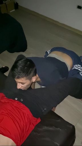 He Knows His Place. I Make Him Start Where Every Good Sub Should at My Feet