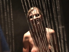 Princess gets all soapy in the shower