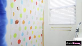 Chesty she-male aspen brooks fucks a blond