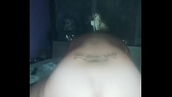 Huge dildo riding