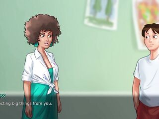 Judith In nature's garb Modeling (Summertime Saga Gameplay)