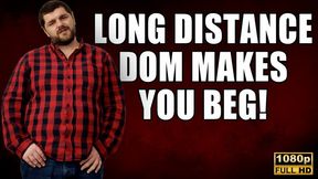 KingMarti: Long Distance Dom Makes You Beg - Denied The Pleasure Of Touch - Full HD 1080p