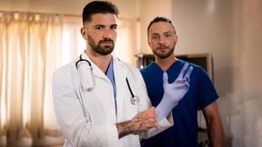 ”Full examination with wild gay doc”