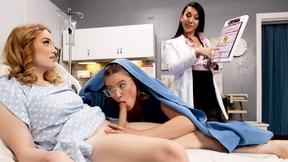 ”Big Breasted TS patient fucks pawg nurse & huge dick shemale doctor”