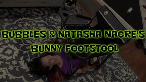 Bubbles & Natasha Nacre's Bunny Footstool!