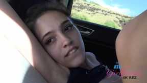 You Are Back in the Car with Brooke, and of Course She Can&#039;t Keep Her Hands off Herself.