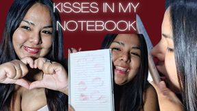 Kisses in my notebook