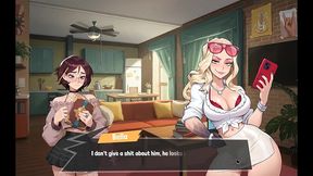 femboy futa house [futanari hentai game ] ep.2 fucked by a roomate succubus trap !