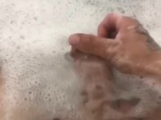 In the shower