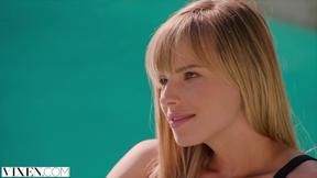 Blonde Teen's Passionate Sex Session