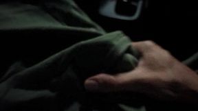 masturbandome en el carro del uber