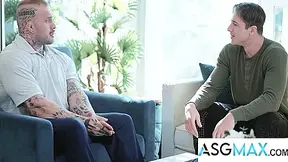 Power Crazy Parole Officer Fucks Tatted Muscle Ex-con