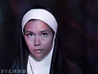 Priest & Nuns Bang The Demon Out Of Possessed Bitch - Almost all Frantic Sex Scene