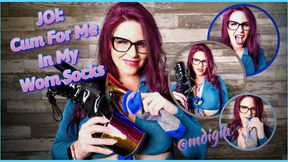 JOI: CUM FOR ME IN MY WORN SOCKS