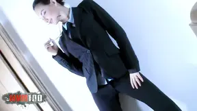 Samantha Cruse strips and shows off big natural tits