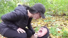 Spitting Session In The Forest By