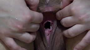 Lesbian play with obedient BBW &mdash;  dripping wax &mdash;  licking anal &mdash;  doing full vaginal fisting  Anilingus for juicy PAWG Doggystyle and gaping hairy cunt close up