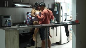 Fucking Jassi's Delicious Pussy in the Kitchen